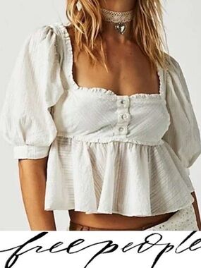 Free People Leave It To Me Top❤️NWOT